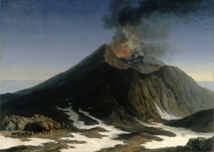 Etnan purkaus tekijältä Jacob Philippe Hackert