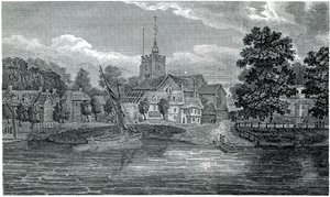 Kaiverrus St Nicholas Church Chiswick, Schnebbelie 1807
