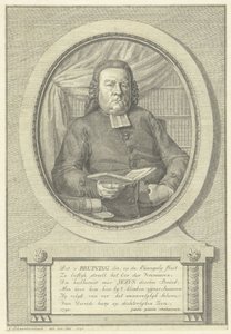 Hermanus Adrianus Bruiningin muotokuva tekijältä Jacob Schwartzenbach