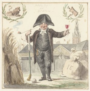 Viljakauppias Johan Eymer Korenbeursille Amsterdamissa