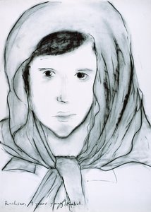 Rachsar, Kabul, Afganistan, 2002 (hiili paperilla)