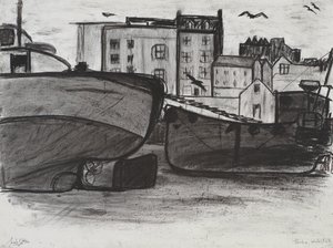 Tenby, 1994 (hiili paperilla) tekijältä Jacob Sutton