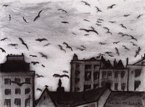 Tenby, 1994 (hiili paperilla)