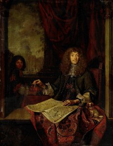 Muotokuva Carel Quinasta (1622-89), Pyhän haudan ritari ja Amsterdamissa syntynyt Aasian tutkimusmatkailija