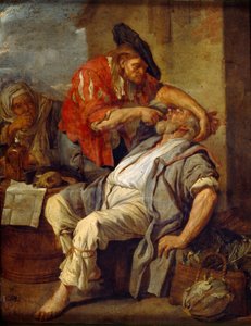 Hammaslääkäri, noin 1690 (öljy kuparille) tekijältä Jacob Toorenvliet