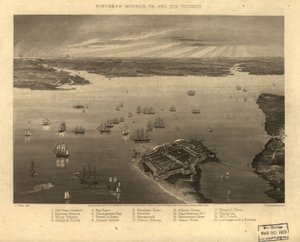 Fortress Monroe, Va. ja sen ympäristö LOC 99439195 99439195 tekijältä Jacob Wells