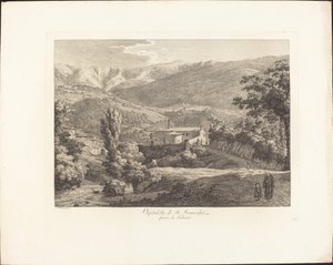 Ospitaletto di San Francesco, Subiacon ulkopuolella tekijältä Jacob Wilhelm Mechau
