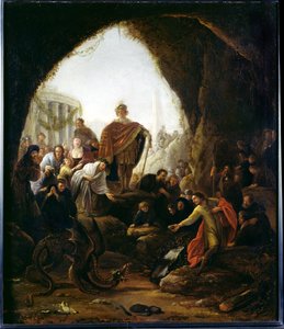 Daniel tappaa Baalin lohikäärmeen