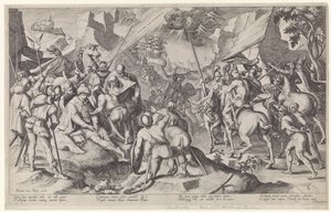 Paavalin kääntymys tekijältä Jacob de Gheyn (II) (attributed to workshop of)