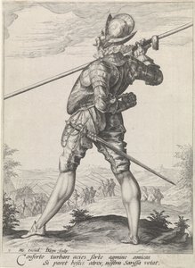 Pieker Upseerit ja sotilaat (sarjan nimi) tekijältä Jacob de Gheyn (II)