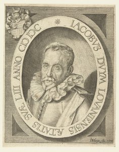 Muotokuva Jacobus Duymista 53-vuotiaana tekijältä Jacob de Gheyn (II)