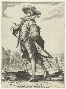 rahastonhoitaja Upseerit ja sotilaat (sarjan nimi) tekijältä Jacob de Gheyn (II)