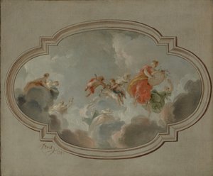 Flora ja sephyr, 1743. tekijältä Jacob de Wit