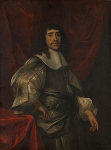 Miehen muotokuva, jonka uskotaan olevan Christoffel van Gangelt, Lucretia Boudaenin toinen aviomies tekijältä Jacob van Loo (attributed to)