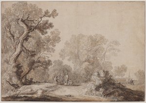 Talonpojat metsän reunalla, n. 1630. tekijältä Jacob van Mosscher