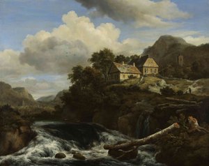 Vesiputous tekijältä Jacob van Ruisdael