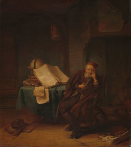 Filosofi tutkimuksessaan tekijältä Jacob van Spreeuwen