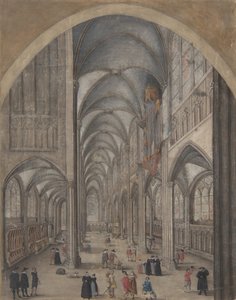 Strasbourgin katedraalin sisustus, n. 1625-30. tekijältä Jacob van der Heyden.