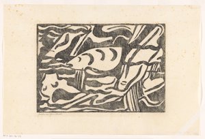 Sävellys XIII (alkuperäinen nimi) tekijältä Jacoba van Heemskerck (signed by artist)