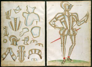 Suit of Armor for My Lorde Skrope, "An Elizabethan Armourer