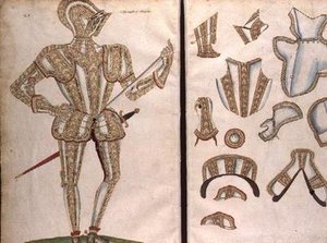 Haarniskapuku Essexin jaarlille, n. 1589