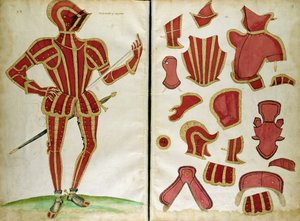 Suit of Armour for the Earl of Leicester from "An Elizabethan Armourer