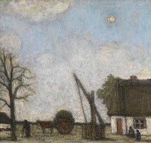 The Well (öljy kankaalle)