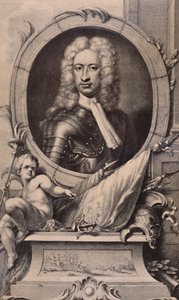 Charles Mordaunt, Peterboroughin ja Monmouthin jaarli, englantilainen sotilas, n. 1740 1894 tekijältä Jacobus Houbraken