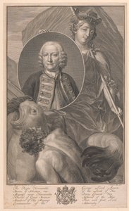 George Lord Anson tekijältä Jacobus Houbraken