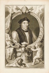 John Fisher, Rochesterin piispa, noin 1760 (kaiverrus). tekijältä Jacobus Houbraken