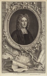 Samuel Clarke, englantilainen filosofi ja pappi (kaiverrus)