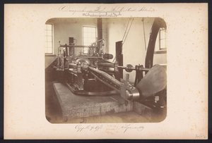 Höyrypumppuaseman alla Vijzels / Capelle aan den IJssel 4. syyskuuta 1869 (otsikko esineessä) Järvien talteenotto Schielandissa Rotterdamin itäpuolella (sarjan nimi esineessä)