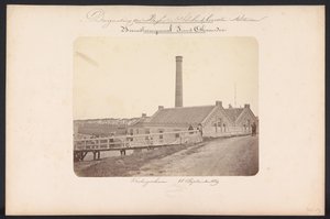 Bovenstoomin pumppuasema Prins Alexander / Kralingscheveer 18. syyskuuta 1869 (otsikko esineessä) Järvien talteenotto Schielandissa Rotterdamin itäpuolella (sarjan nimi esineessä)