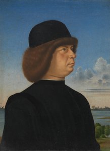 Alvise Contarinin muotokuva, kohti A Tethered Roebuckia, n. 1485-95.