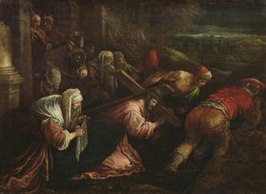 Kristus kantaa ristiä, noin 1570-80.
