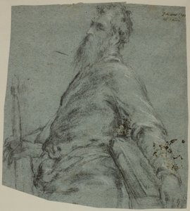 Pyhän Paavalin puolipitkä hahmotutkimus tekijältä Jacopo Bassano