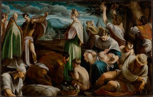 Viiriäisihme tekijältä Jacopo Bassano