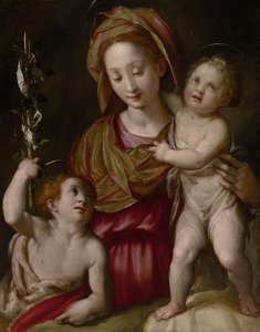 Madonna ja lapsi nuoren Pyhän Johannes Kastajan kanssa, n. 1575