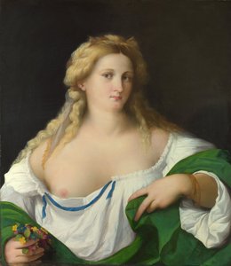 Blondi nainen, n. 1520