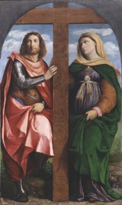 Ristin korotus. Pyhät Konstantinus Suuri ja Helena, 1520-1522.