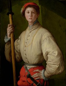Halberdierin muotokuva (Francesco Guardi) tekijältä Jacopo Pontormo