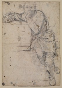 Istuva nuoriso tekijältä Jacopo Pontormo