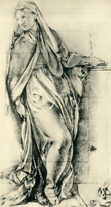 Luonnos Neitsyt Mariasta ilmestykselle, 1500-luvun puoliväli, 1943. tekijältä Jacopo Pontormo