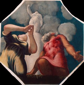 Deucalion ja Pyrrha tekijältä Jacopo Robusti Tintoretto
