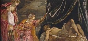 Judith ja Holofernes tekijältä Jacopo Robusti Tintoretto