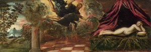 Jupiter ja Semele, noin 1545 tekijältä Jacopo Robusti Tintoretto