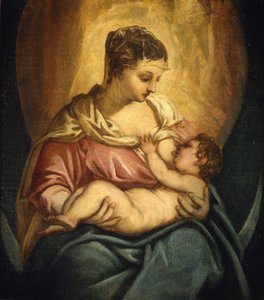 Hoito Madonna. tekijältä Jacopo Robusti Tintoretto