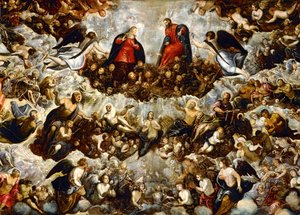Paradise ... (maalaus kankaalle) tekijältä Jacopo Robusti Tintoretto