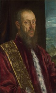 Vincenzo Morosinin muotokuva, n. 1575 tekijältä Jacopo Robusti Tintoretto