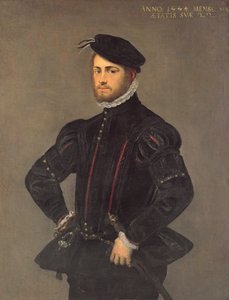 Nuoren miehen muotokuva, 22, 1554